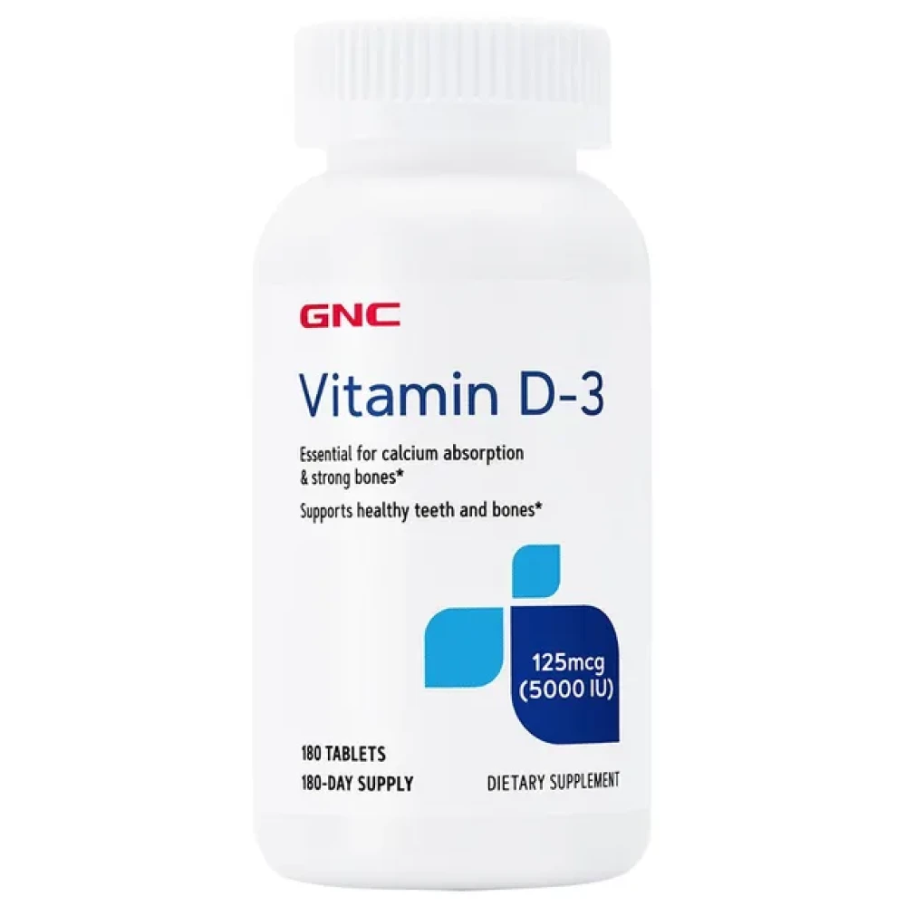 GNC Vitamina D3 5000 UI - 100 Tablets