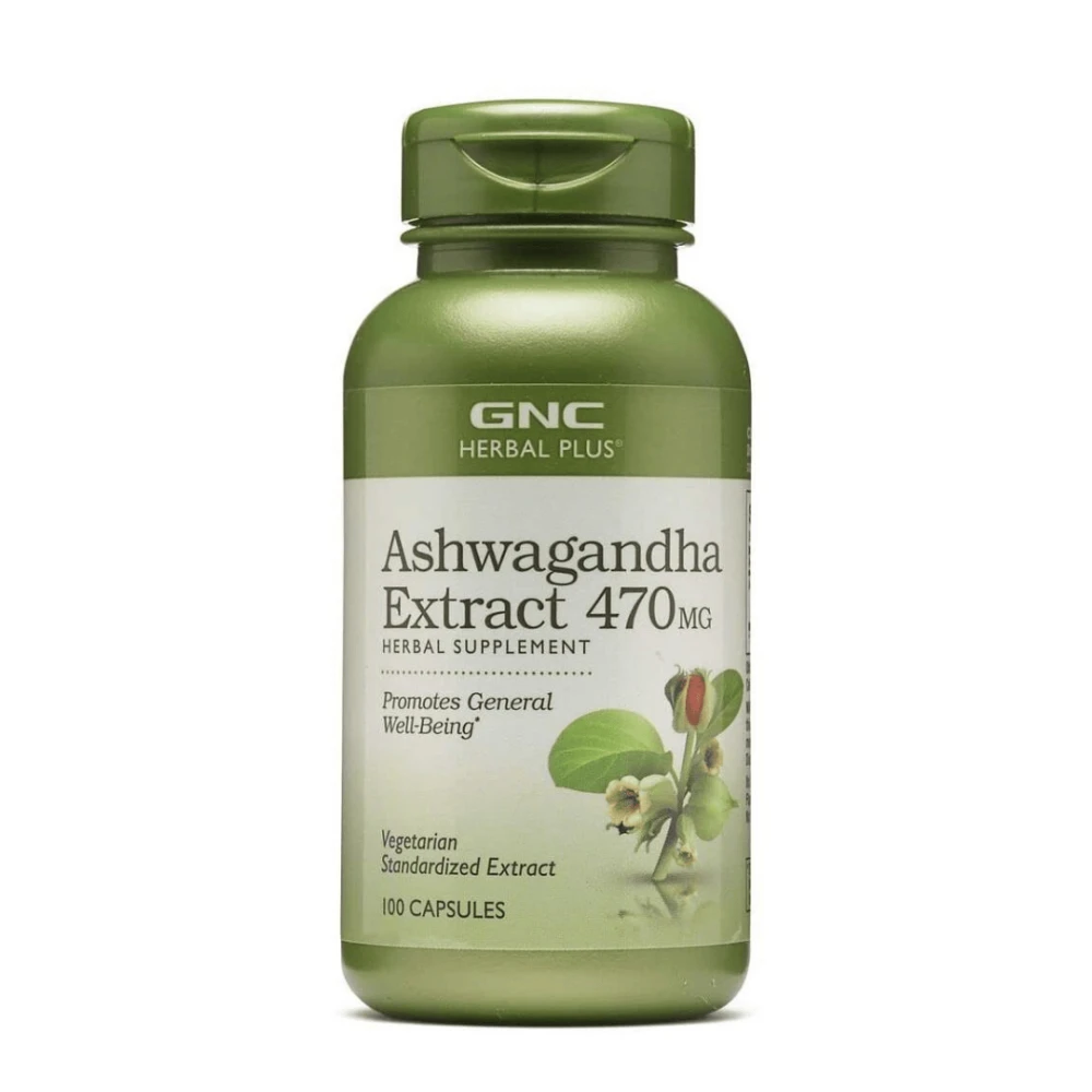 GNC Ashwagandha 470mg - 100 Cápsulas