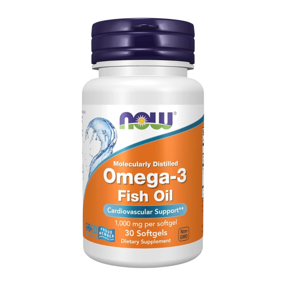 NOW Omega-3 Fish Oil 180 EPA / 120 DHA – 30 Softgels