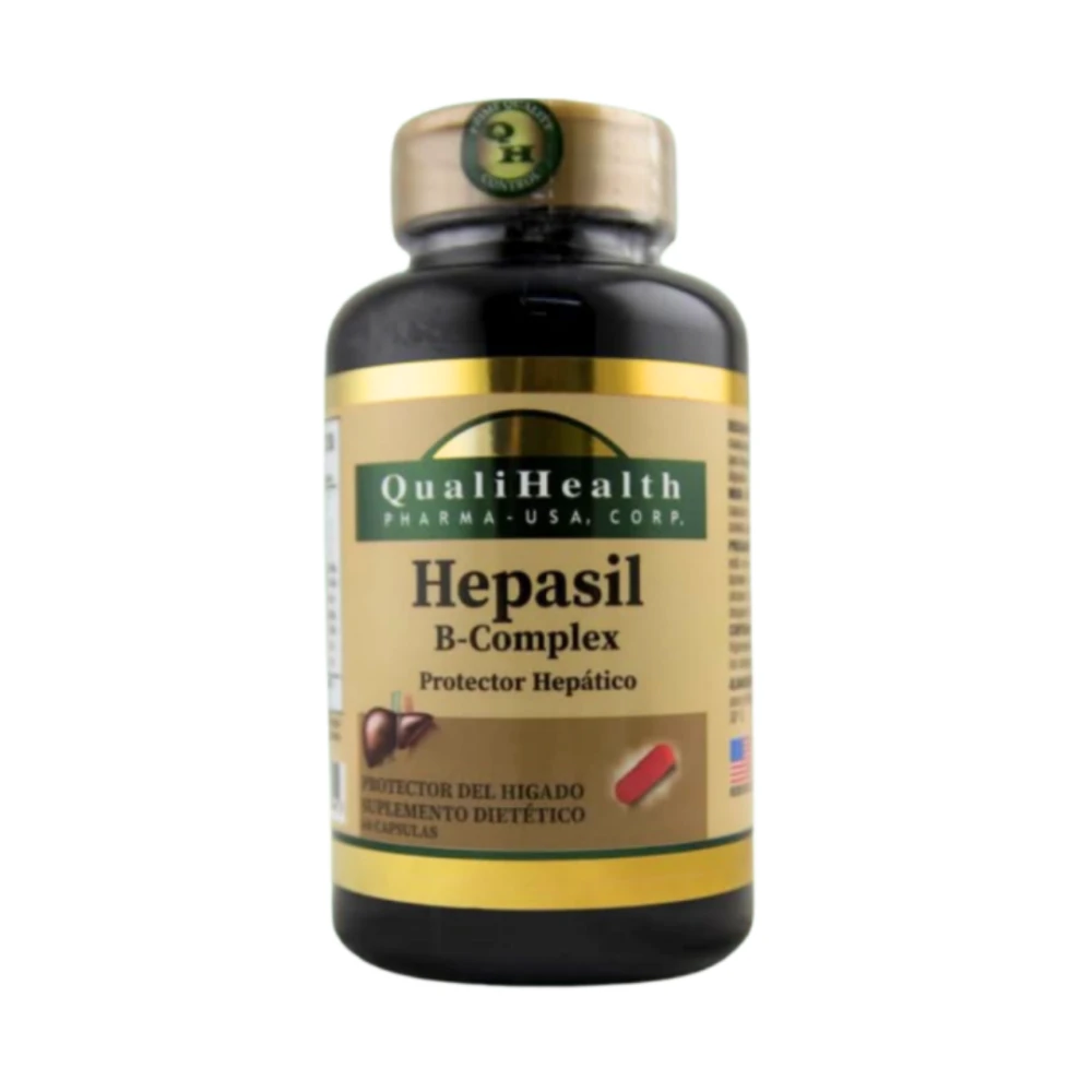 Qualihealth Hepasil B-Complex con Silimarina – 60 Cápsulas