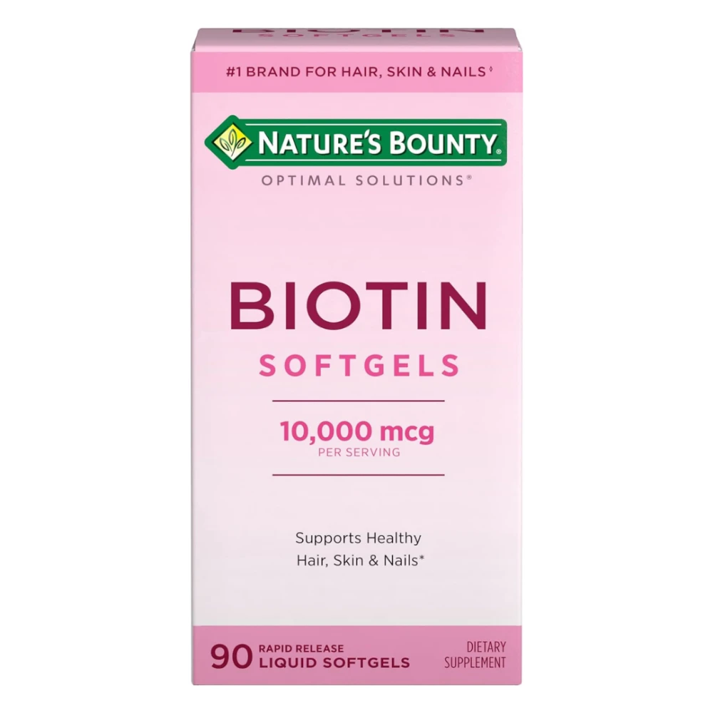 Nature’s Bounty Biotin 10.000 mcg – 90 Softgels