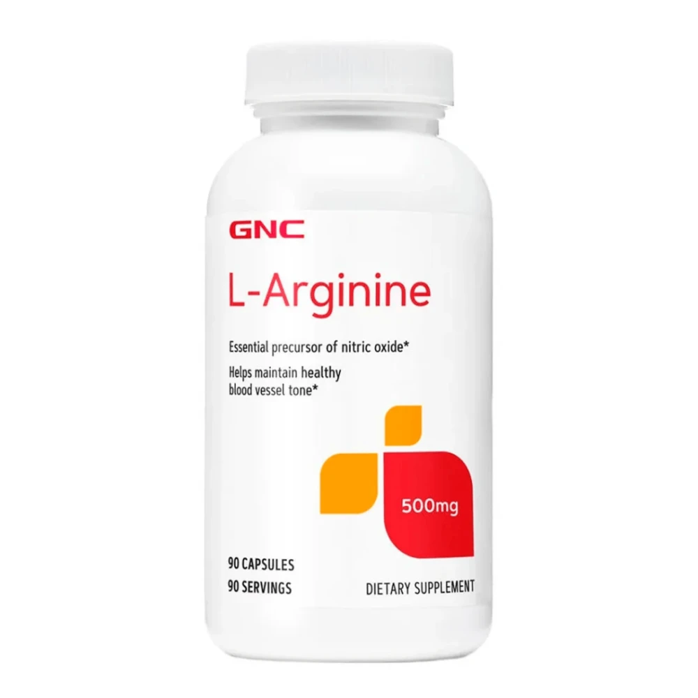 GNC L-Arginine 500mg 90 Cápsulas