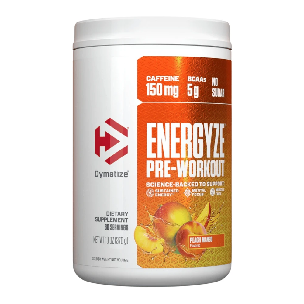 Dymatize Energyze Pre-Workout Peach Mango – 30 Porciones