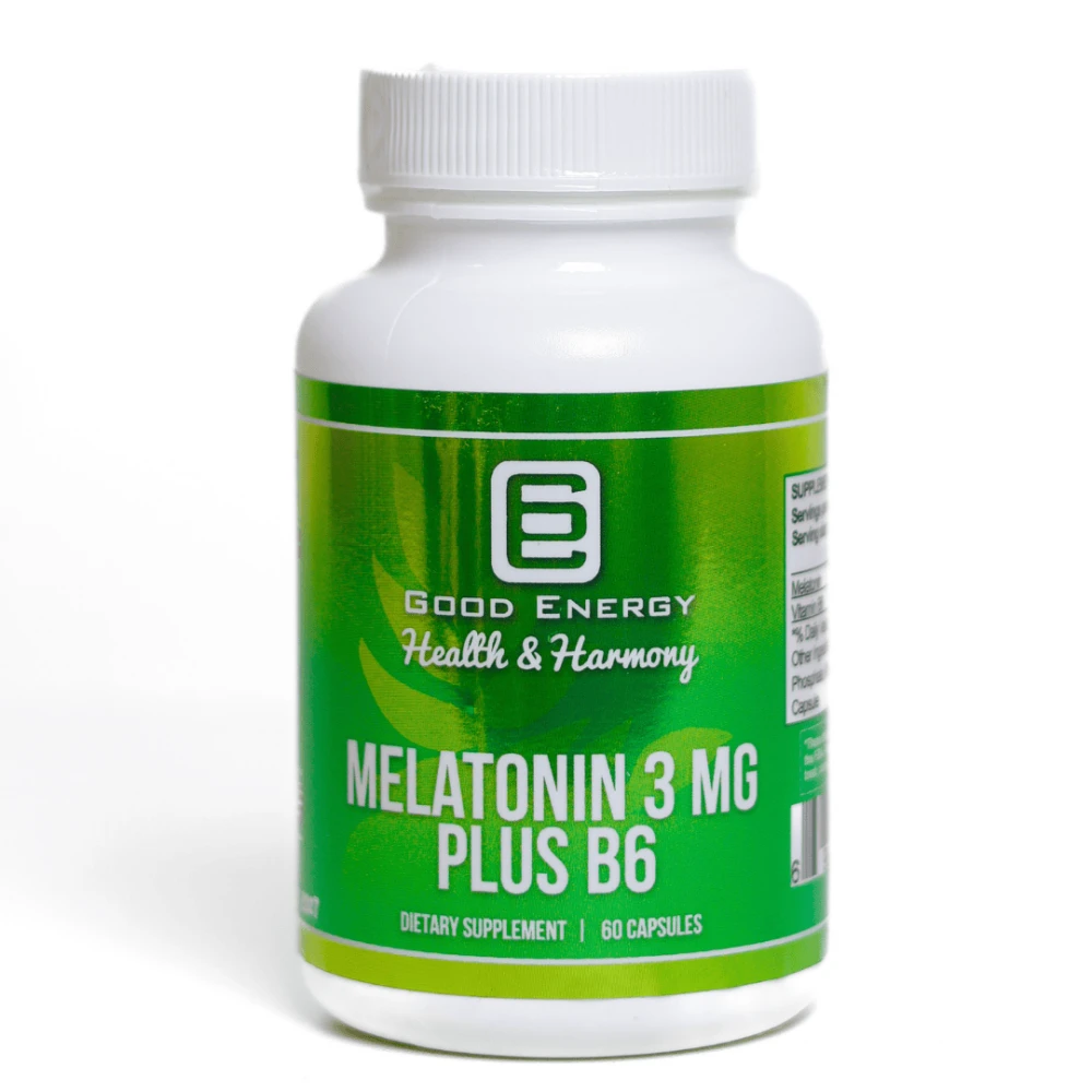 Melatonina 3mg + Vitamina B6 25mg - 60 capsulas